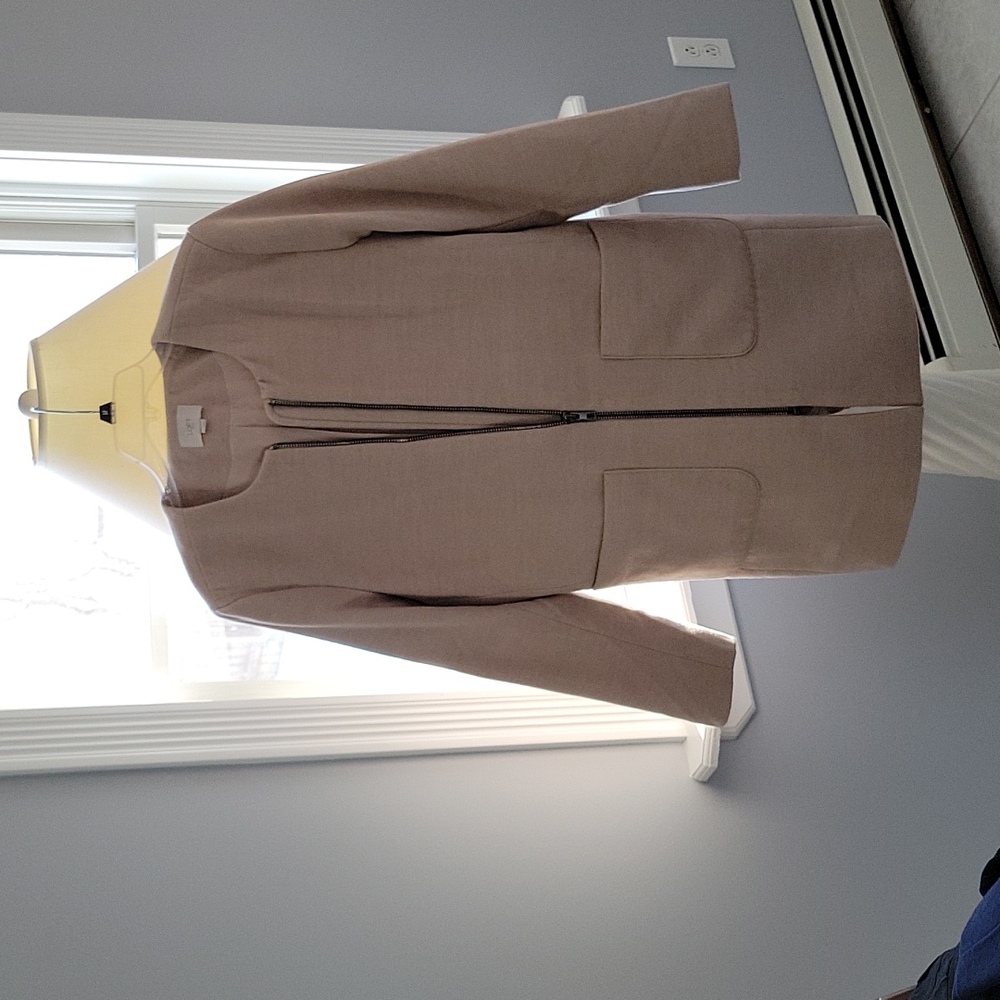 Loft Outlet tan soft brushed Jacket size large